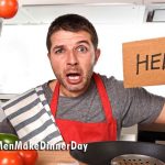 Man Frustrated Cooking in Kitchen